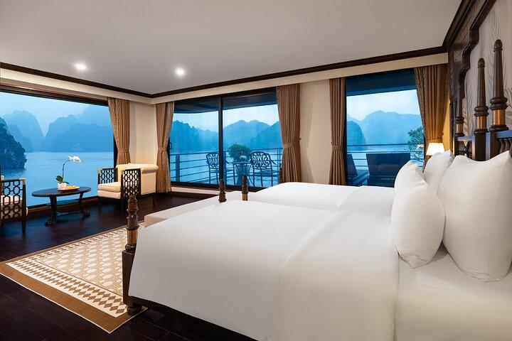 Hanoi Top Luxury Cruzeiro de 2 Dias Ha Long e Lan Ha Bay com Balcão