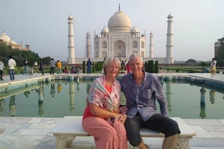 Jaipur to Taj Mahal Agra Day Tour com vista para o nascer ou o pôr do sol