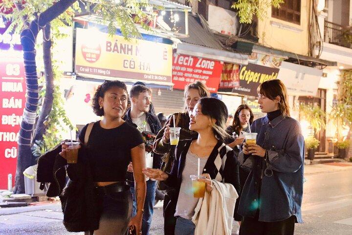 Comida callejera vegana e historias de Hanoi