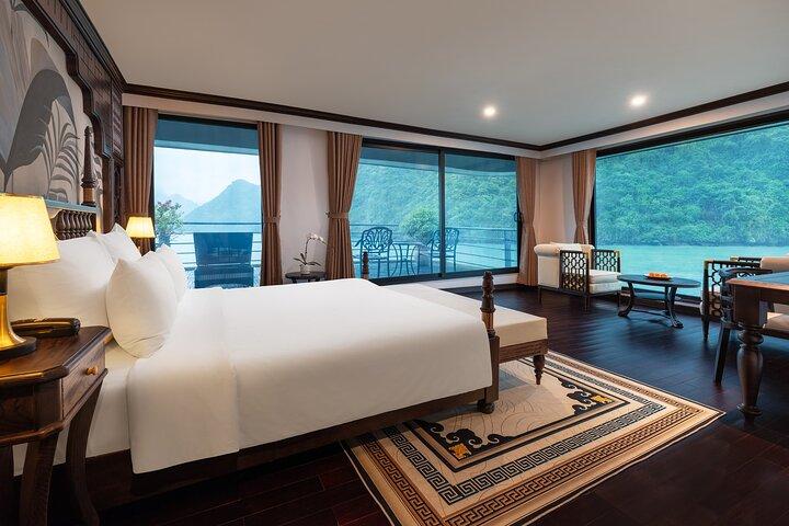 2D1N Lan Ha og Halong Bay Cruise fra Hanoi – balkon og badekar