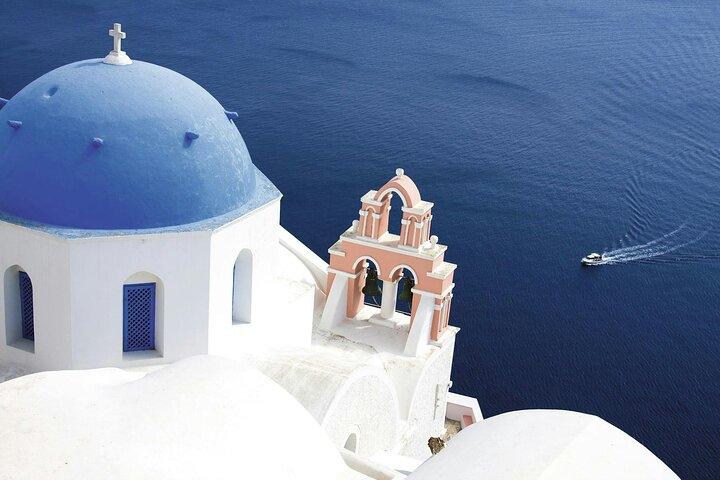 Santorini Tour fra Chania Area eller Rethymno