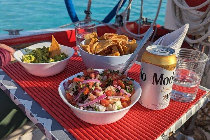 Laguna Bacalar での 6 時間のディープ ナビゲーション: セノーテ、島々、ストロマトライト。