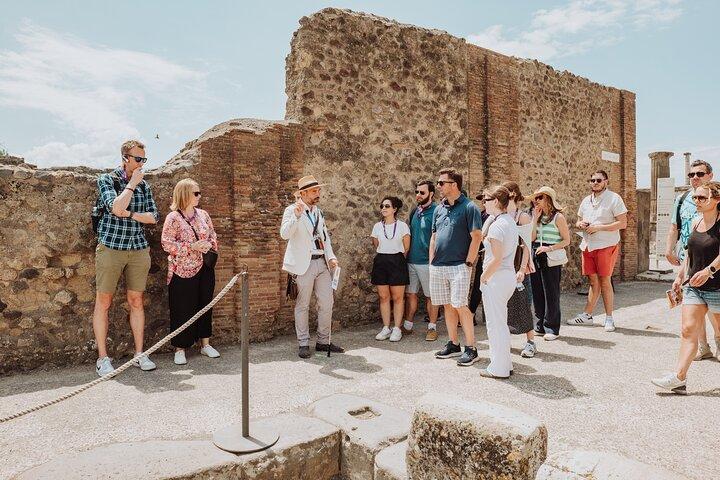 Excursion en petit groupe à Pompéi depuis Naples.