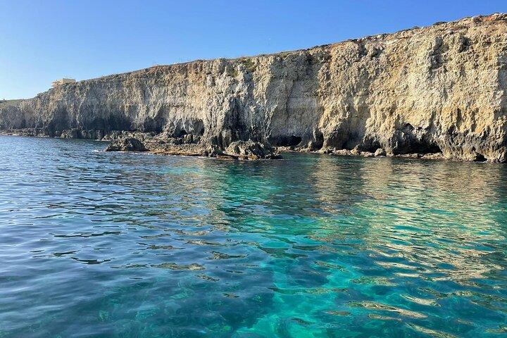 Siracusa Boat excursion island of ortigia and sea caves