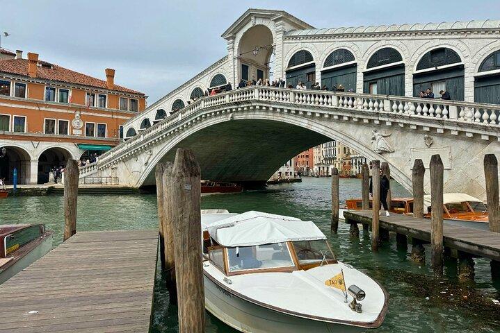 Venedig privata Canal Grande höjdpunkter och Rialtobron båttur