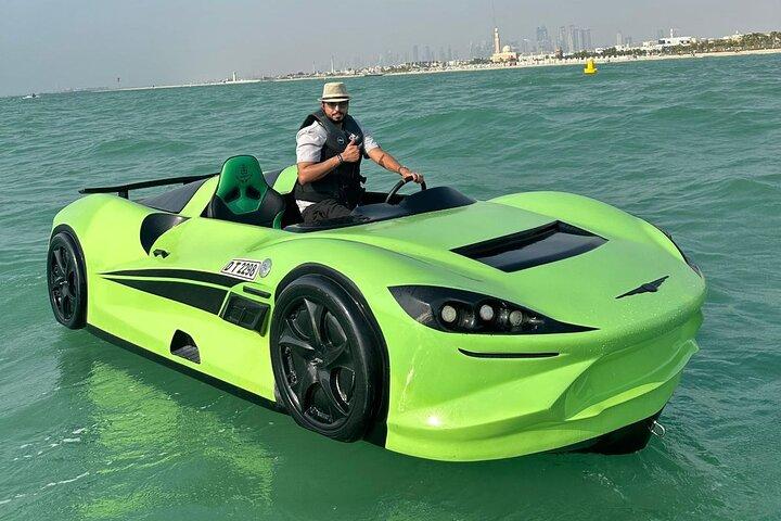 Dubai Jet Car Burj Al Arab View + GRATIS FOTO'S, VIDS & KOFFIE