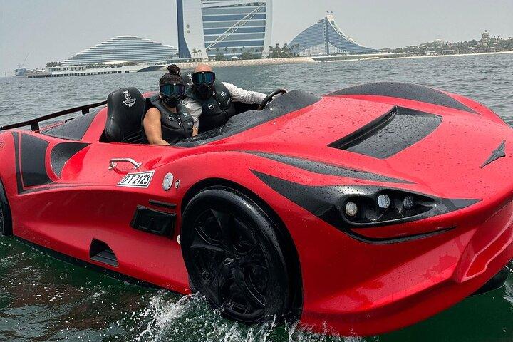 Dubai Jet Car Burj Al Arab View + GRATIS FOTO'S, VIDS & KOFFIE