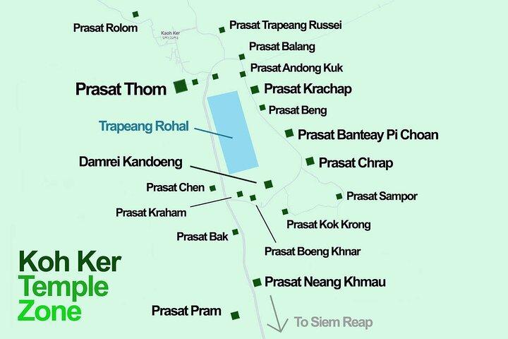 Koh Ker & Beng Mealea Heldagstur till Koh Samui