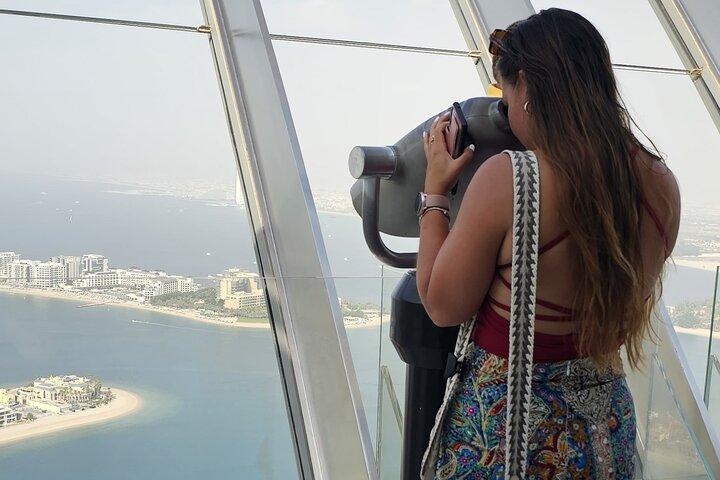 Ponte di osservazione Dubai Palm Jumeirah con vista a 360°