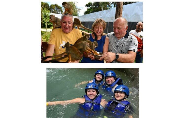 Monkey Home Tour e cascate di Damajagua a Puerto Plata.