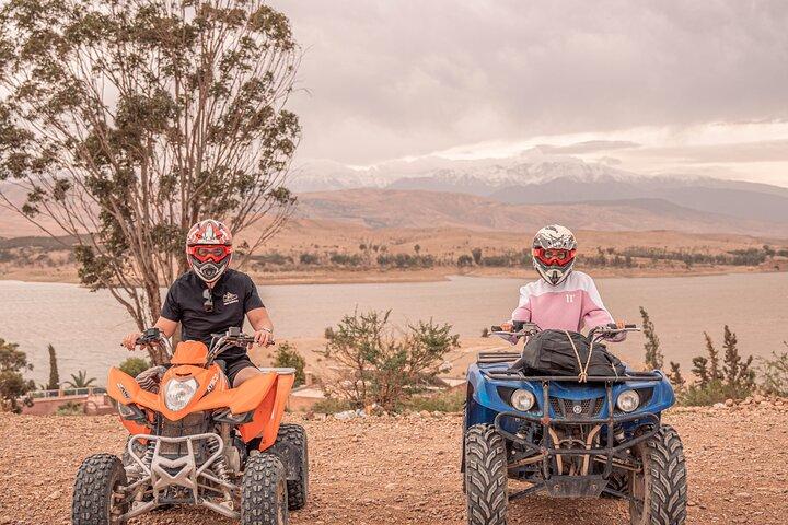 Demi-journée Quad au lac Lalla Takerkoust & Désert Agafay