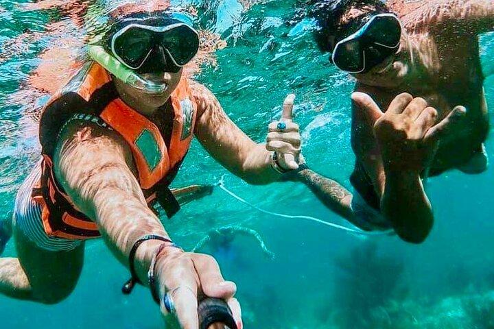 Privétour langs de riffen en koralen van Puerto Morelos met snorkelen en lunch