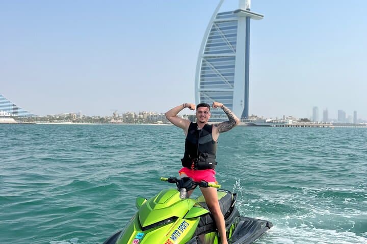 45Min Jet Ski to Burj Al Arab & Burj Khalifa View.