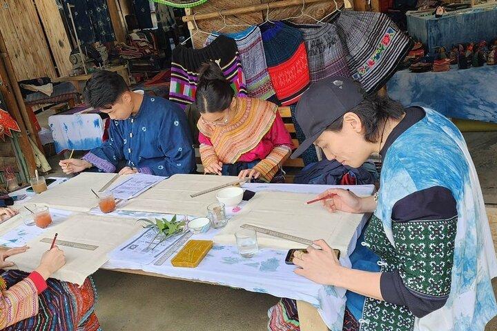 Hmong Batik Workshop Tour Crea il tuo tessuto a Sapa Hanoi