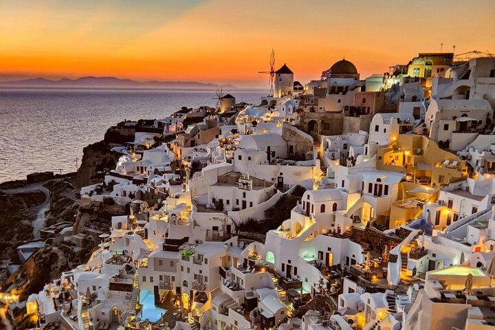 Belleza atemporal en Oia A Santorini Sesión de fotos Experiencia