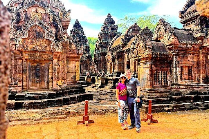 Udforsk Angkor Wat Sunrise Tour og udkanten af templet Banteay Srei