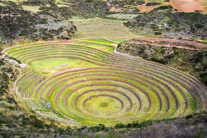 Valle Sacra con Maras e Moray Fine a Ollantaytambo.