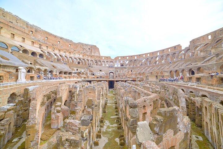 Colosseum Underground Arena & Ancient Rome Tour Max 6 People