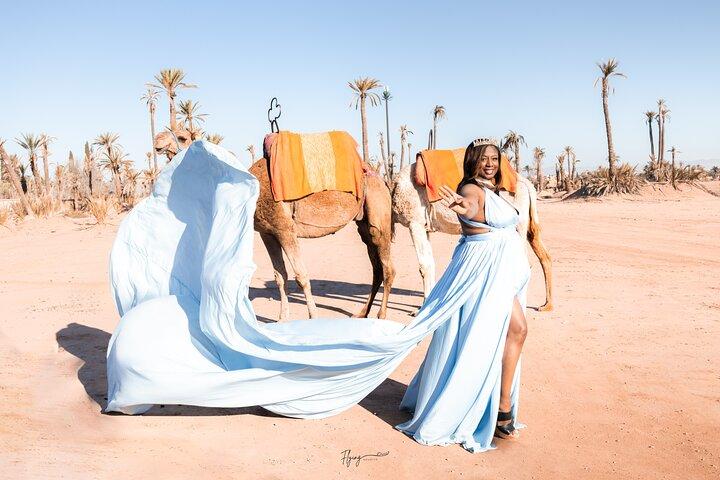 Flying Dress photoshoot in Marrakech