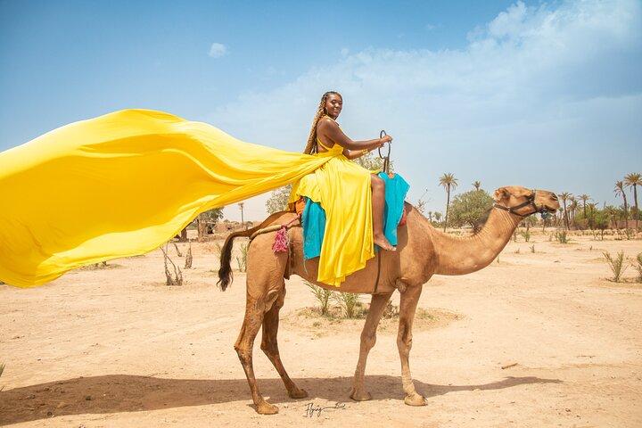 Flying Dress photoshoot in Marrakech