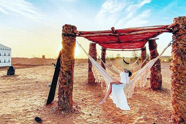 Excursão privada de 3 dias no Sáhara de Fez até Marrakech & Luxury Camp
