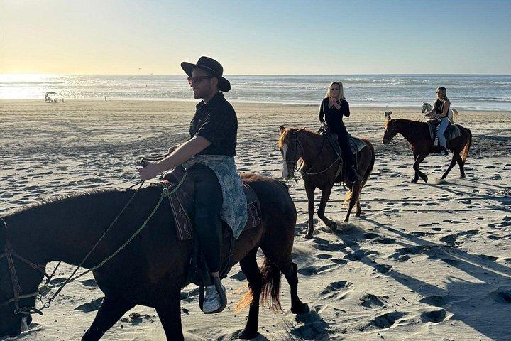 All Inclusive ridning på stranden i Mexico