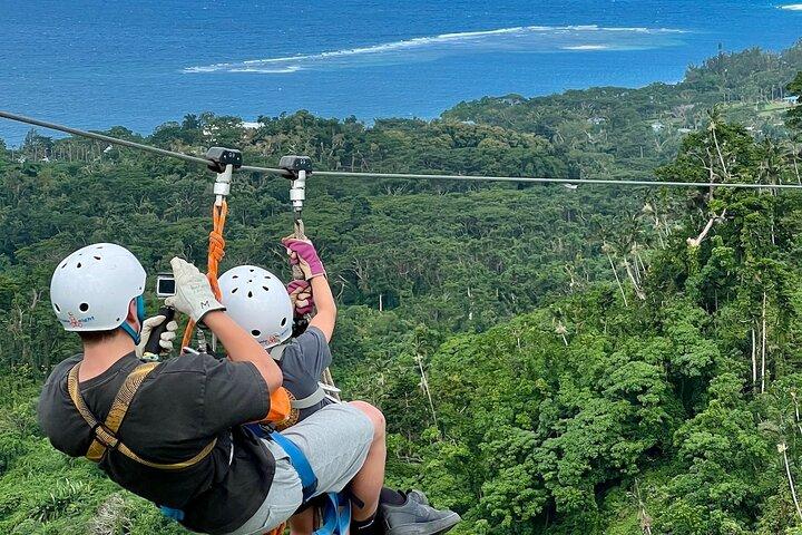 Vanuatu Jungle Zipline - Selbstfahrer-Option