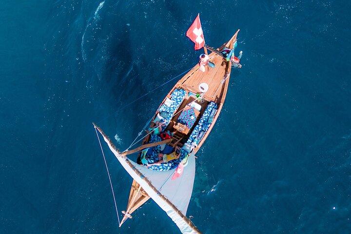 Halve dag Dhow zeiltocht naar Tumbatu Island met snorkelen