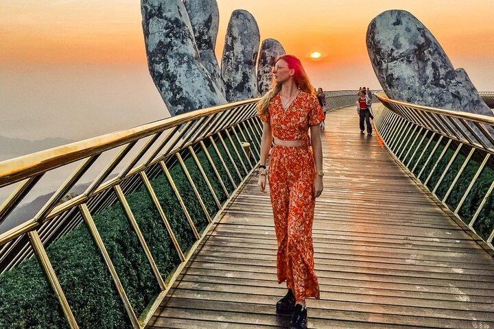 Ba Na Hills Sunset Tour met Gouden Brug & Nachtelijke Drakenbrug
