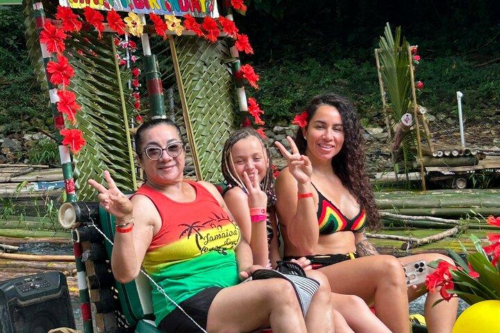Ocean Horse-Back Riding & Bamboo Rafting experience From montego
