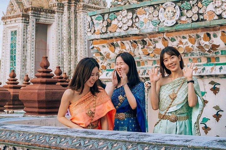バンコク驚異の3寺院＆グランドパレスと運河の市内観光