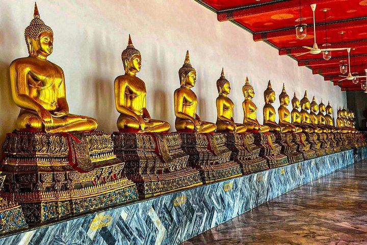 バンコク驚異の3寺院＆グランドパレスと運河の市内観光