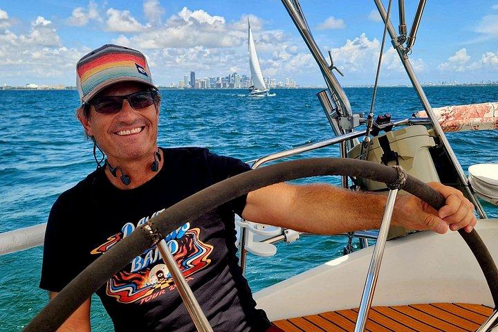 Vela privata sulla baia di Miami - Biscayne Bay