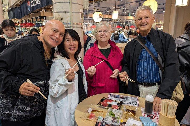 金沢の味覚（近江町市場とひがし茶屋での試食）