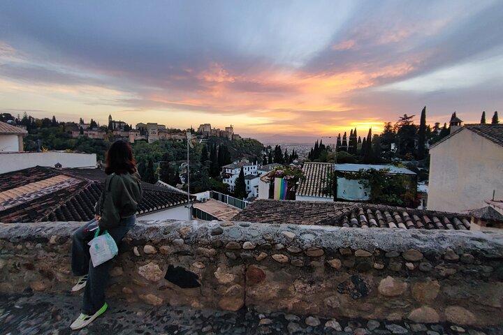 Albaicín og Sacromonte Sunset tour + Flamenco show