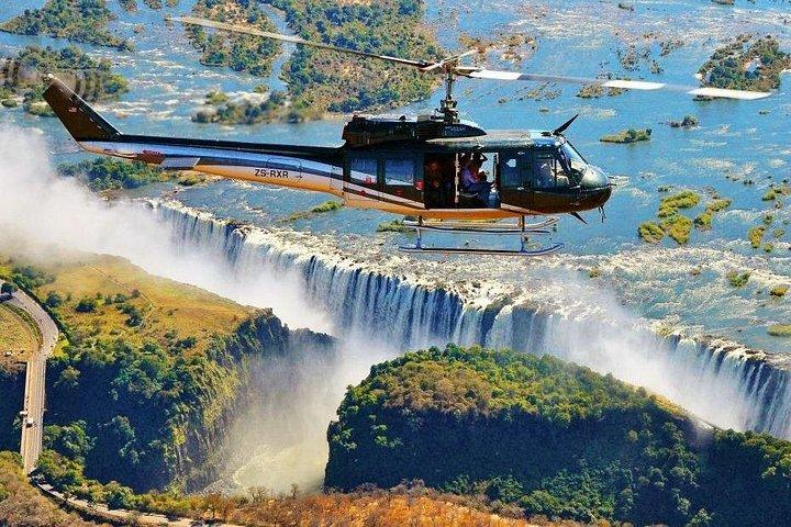 Helicopter Ride and Victoria falls tour