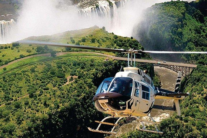 Helicopter Ride and Victoria falls tour