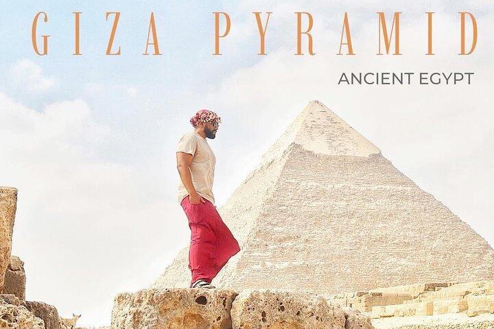 Giza Pyramids &camel & Saqqara And Memphis Giorno di guida privata