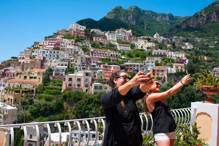 Pompeji og Amalfikysten Dagstur med Positano eller Sorrento fra Rom