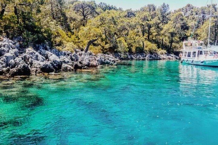 Fethiye : 12 Inseln (Entspannen ) Bootsfahrt mit Mittagessen und Transfer