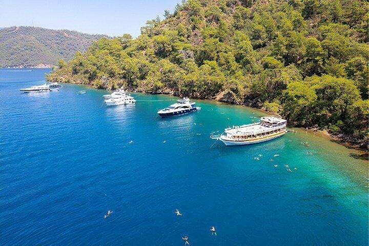 Fethiye : 12 Inseln (Entspannen ) Bootsfahrt mit Mittagessen und Transfer