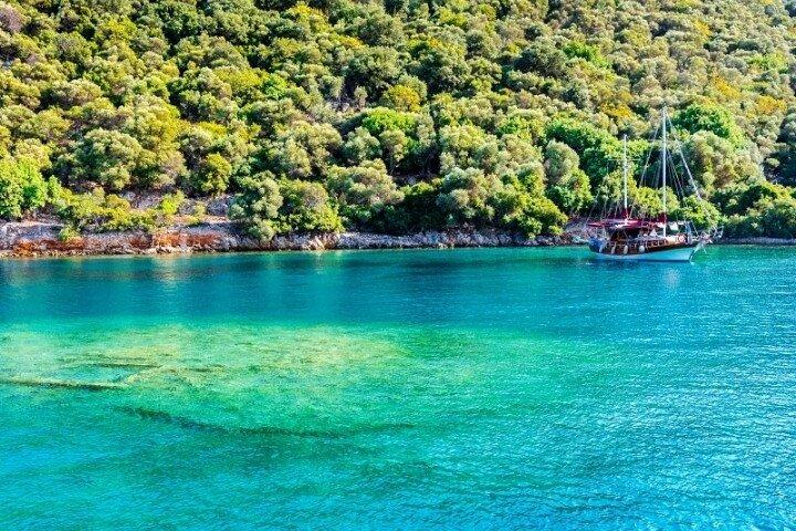 Fethiye : 12 Inseln (Entspannen ) Bootsfahrt mit Mittagessen und Transfer