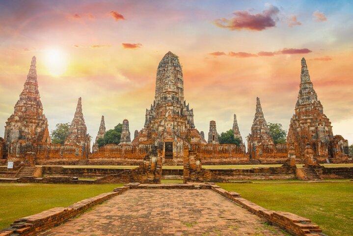 Tour de dia guiado privado de Ayutthaya, 4 templos antigos