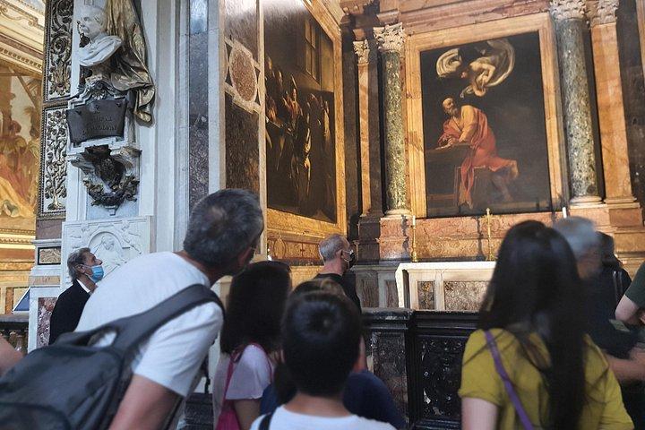 カラヴァッジョ・ローマのガイド付きライフアートとアイコニックな遺跡巡り