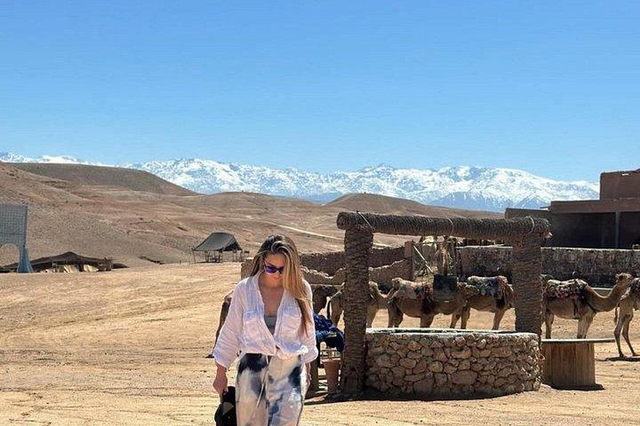 Agafay Desert : Kamel und Quad mit Chouf L’Or Abendessen