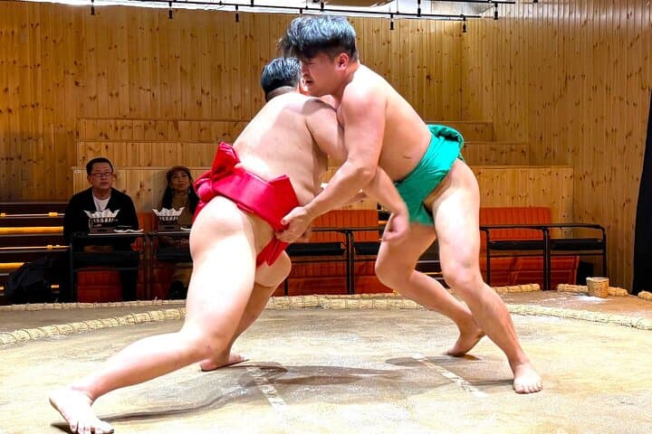 Tokyo: Sumo Entertainment Show with Chicken Hot Pot & Geisha