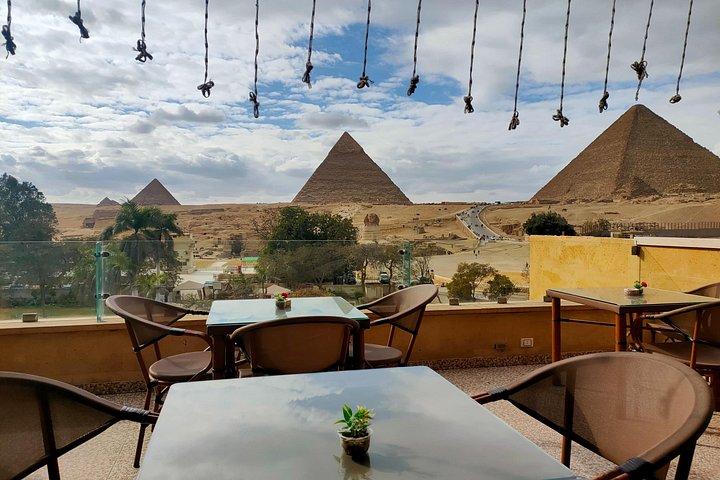 Pyramids View Terrace with Breakfast or Lunch or Dinner