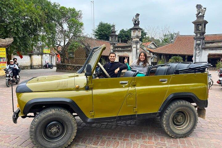 Hanoi : Excursión en jeep por el campo a la antigua aldea de Duong Lam
