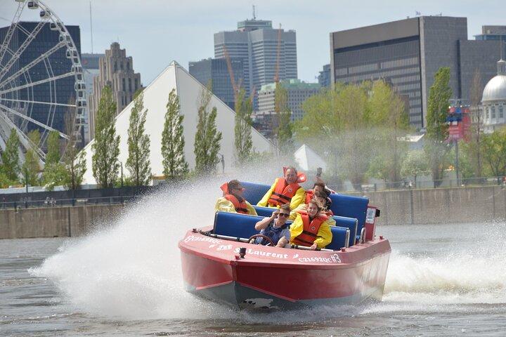 Begeleide speedboottocht vanuit het centrum van Montreal