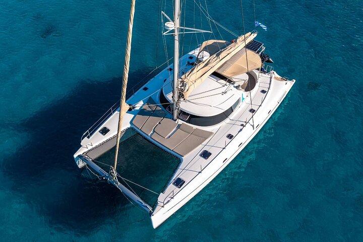 Mykonos Catamaran Privat dagskryssning, full lunch och öppen bar